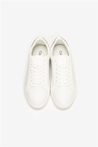Calvin Klein Low Pro Cups Laceup Lth Met Kadın Sneaker
