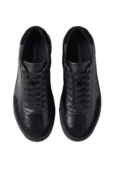 Calvin Klein Low Pro Cups Wingt Text Lth Sue Kadın Sneaker Siyah
