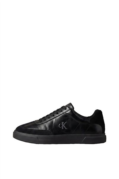Calvin Klein Low Pro Cups Wingt Text Lth Sue Kadın Sneaker Siyah