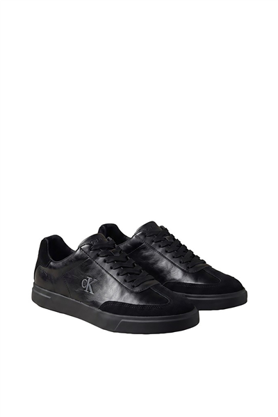 Calvin Klein Low Pro Cups Wingt Text Lth Sue Kadın Sneaker Siyah