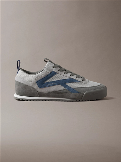 Calvin Klein Low Pro Runner Mix Mat Erkek Sneaker Gri