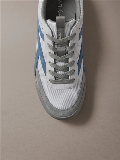 Calvin Klein Low Pro Runner Mix Mat Erkek Sneaker Gri