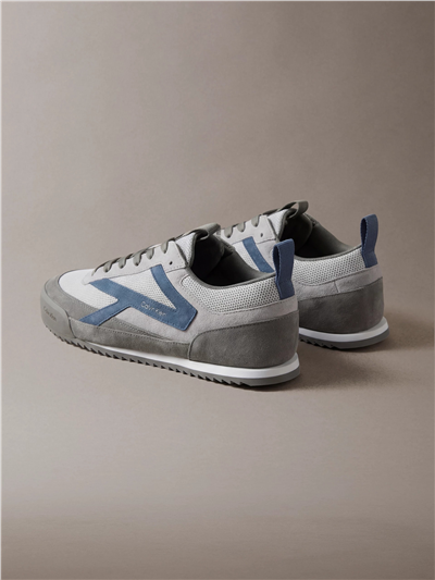 Calvin Klein Low Pro Runner Mix Mat Erkek Sneaker Gri