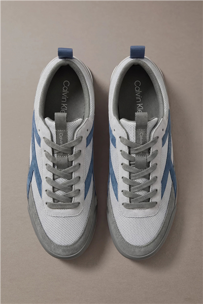Calvin Klein Low Pro Runner Mix Mat Erkek Sneaker Gri