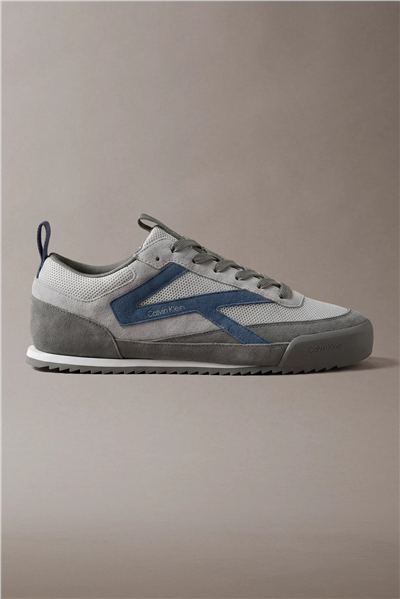 Calvin Klein Low Pro Runner Mix Mat Erkek Sneaker Gri