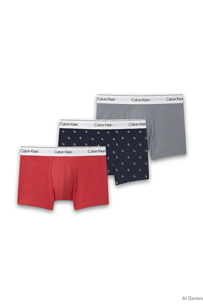 Calvin Klein Low Rise Trunk 3Pk Erkek 3lü Boxer
