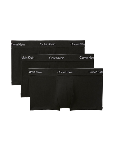 Calvin Klein Low Rise Trunk 3Pk Erkek 3lü Boxer Siyah