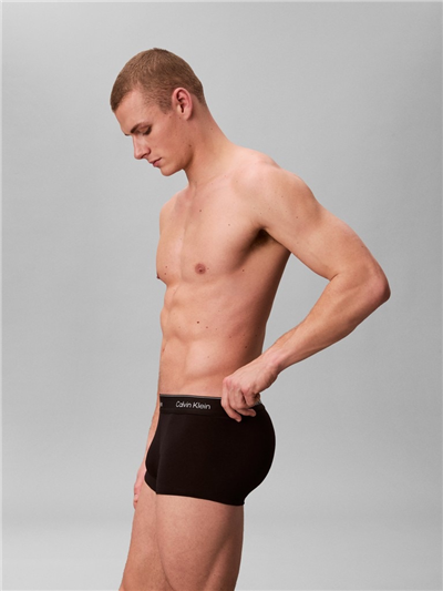 Calvin Klein Low Rise Trunk 3Pk Erkek 3lü Boxer Siyah