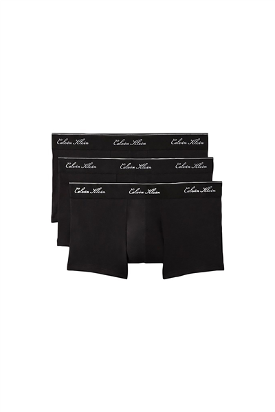 Calvin Klein Low Rise Trunk 3Pk Erkek 3lü Boxer Siyah