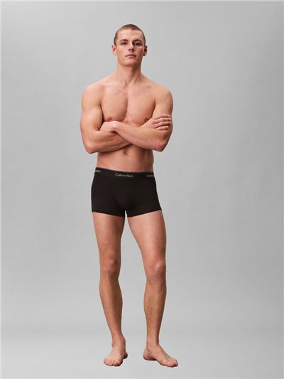 Calvin Klein Low Rise Trunk 3Pk Erkek 3lü Boxer Siyah