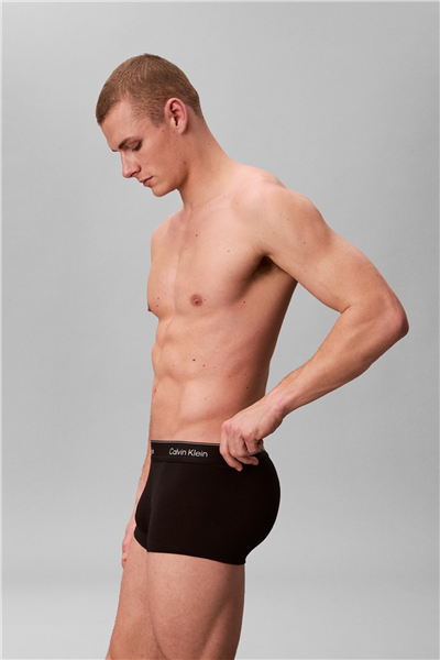 Calvin Klein Low Rise Trunk 3Pk Erkek 3lü Boxer Siyah
