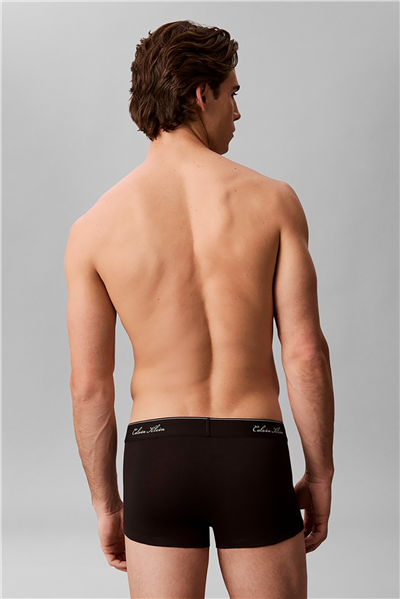 Calvin Klein Low Rise Trunk 3Pk Erkek 3lü Boxer Siyah