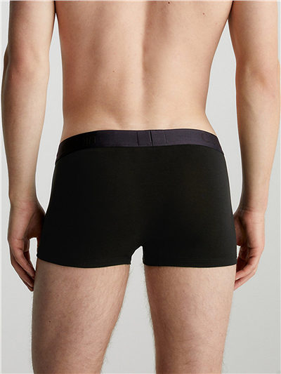 Calvin Klein Low Rise Trunk Erkek 3lü Boxer Siyah