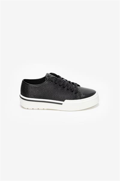 Calvin Klein Low Top Lace Up Jaq Mono Erkek Sneaker Siyah