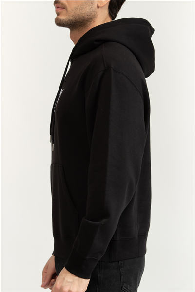 Calvin Klein LS 350Fleece Calvin Tech Graphic Erkek Kapüşonlu Sweatshirt