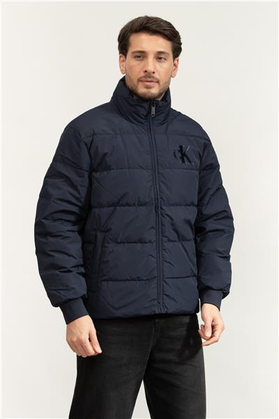 Calvin Klein LS Chenille Stand Collar Puffer Erkek Şişme Mont