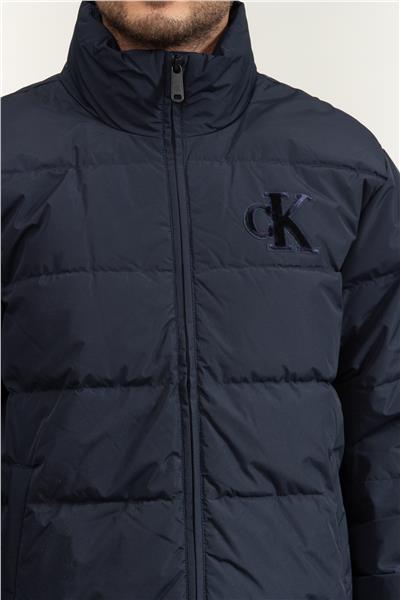 Calvin Klein LS Chenille Stand Collar Puffer Erkek Şişme Mont