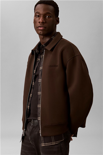 Calvin Klein Ls Cooling Spacer Fz Shirt Jacke Erkek Fermuarlı Sweatshirt