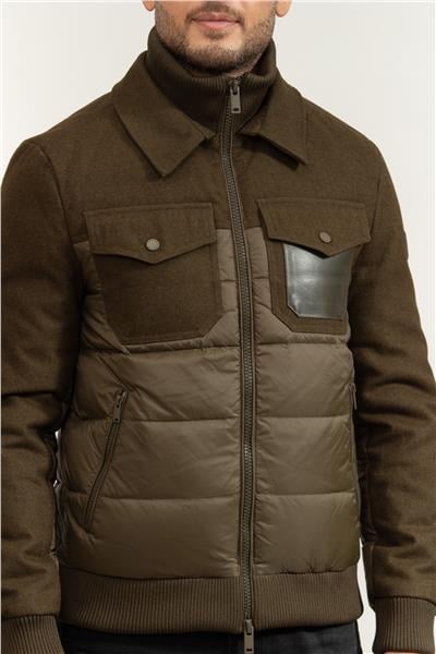 Calvin Klein Ls Corduroy Mid Wt Erkek Şişme Mont