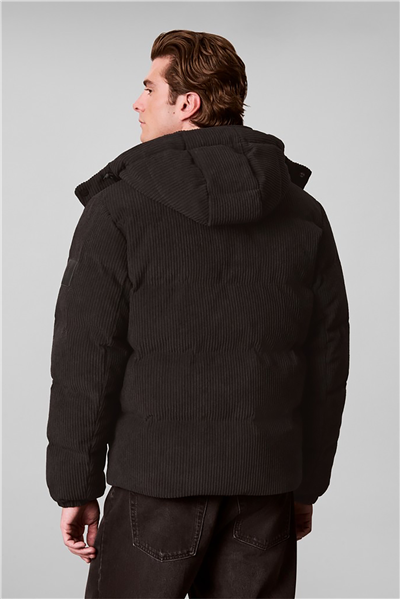 Calvin Klein Ls Corduroy Puffer Hd Down Jkt Erkek Şişme Mont Siyah