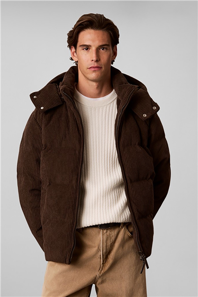 Calvin Klein Ls Corduroy Puffer Hd Down Jkt Erkek Şişme Mont