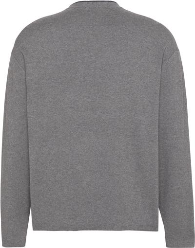 Calvin Klein Ls Embossed Logo Erkek Triko