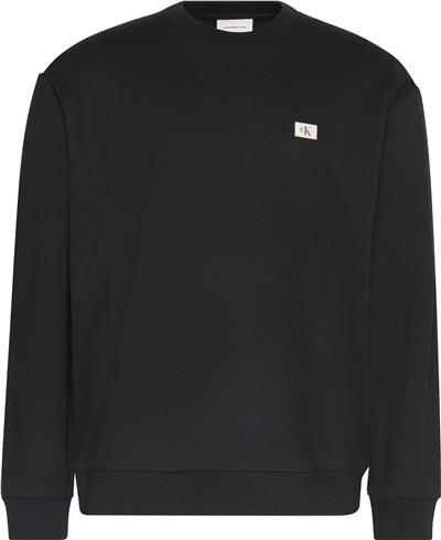 Calvin Klein Ls Eu 350Terry Badge Cn Erkek Bisiklet Yaka Sweatshirt