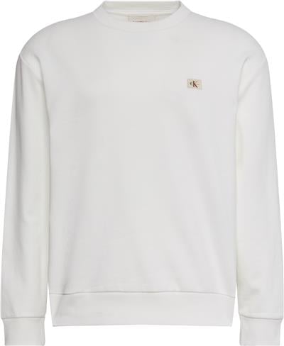 Calvin Klein Ls Eu 350Terry Badge Cn Erkek Bisiklet Yaka Sweatshirt