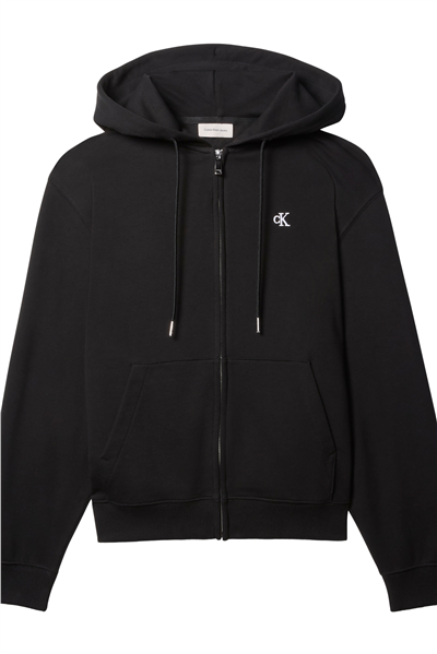 Calvin Klein LS Eu 350Terry Monogram Fz Hoodi Erkek Kapüşonlu Sweatshirt