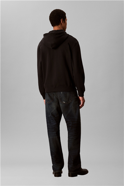 Calvin Klein LS Eu 350Terry Monogram Fz Hoodi Erkek Kapüşonlu Sweatshirt