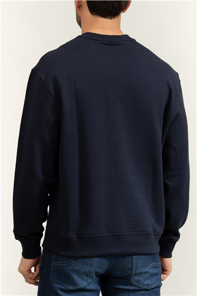 Calvin Klein LS Eu 350Terry Monologo Cn Swtsh Erkek Bisiklet Yaka Sweatshirt
