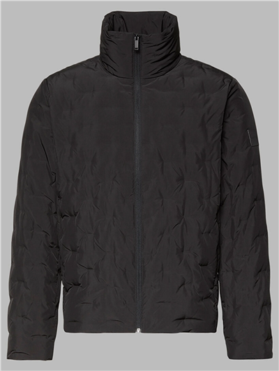 Calvin Klein LS Heat Seal Quilted Puffer Jkt Erkek Şişme Mont Siyah