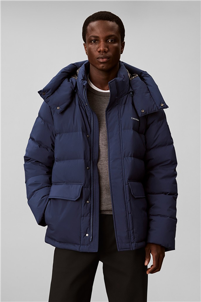 Calvin Klein Ls Hvywt Matte Hd Down Puffer Jk Erkek Şişme Mont