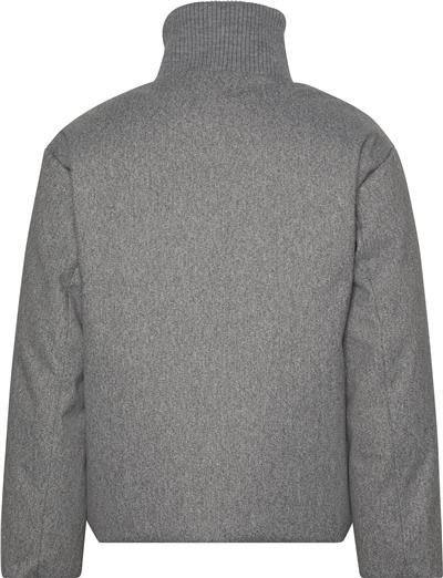 Calvin Klein Ls Melange Rib Neck Wool Erkek Şişme Mont