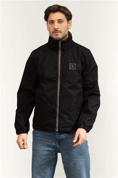 Calvin Klein LS Nylon Aop Unfilled Reversible Erkek Mont