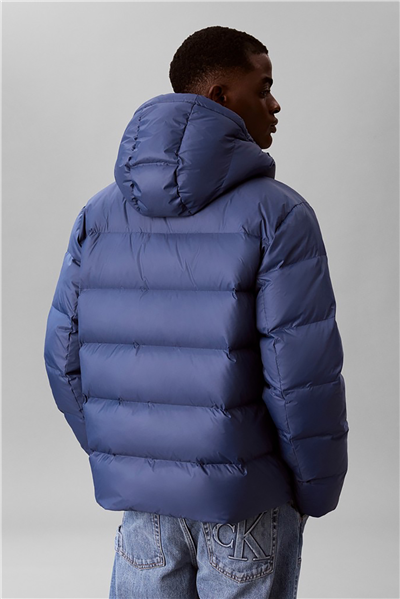 Calvin Klein Ls Nylon Colorblock Puffer Jkt Erkek Şişme Mont