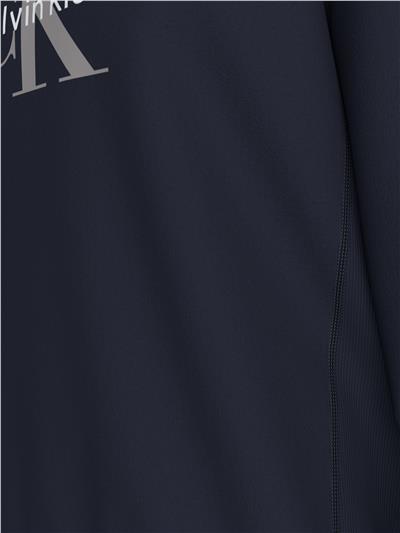 Calvin Klein Ls Premium Terry Monologo Cn Erkek Bisiklet Yaka Sweatshirt