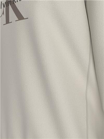 Calvin Klein Ls Premium Terry Monologo Cn Erkek Bisiklet Yaka Sweatshirt