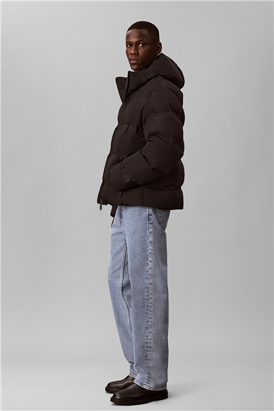 Calvin Klein Ls Rlxd Logo Heat Seal Down Puff Erkek Şişme Mont Siyah