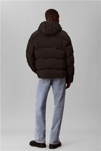 Calvin Klein Ls Rlxd Logo Heat Seal Down Puff Erkek Şişme Mont Siyah