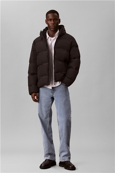 Calvin Klein Ls Rlxd Logo Heat Seal Down Puff Erkek Şişme Mont Siyah