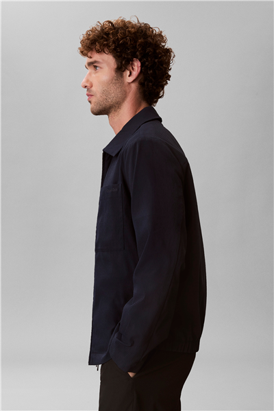 Calvin Klein Ls Seersucker Blouso Erkek Mont