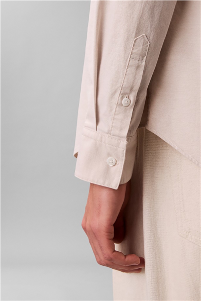 Calvin Klein LS Solid Oxford Classic Shirt Erkek Gömlek Beyaz
