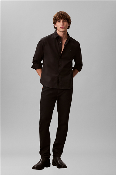 Calvin Klein LS Solid Oxford Classic Shirt Erkek Gömlek