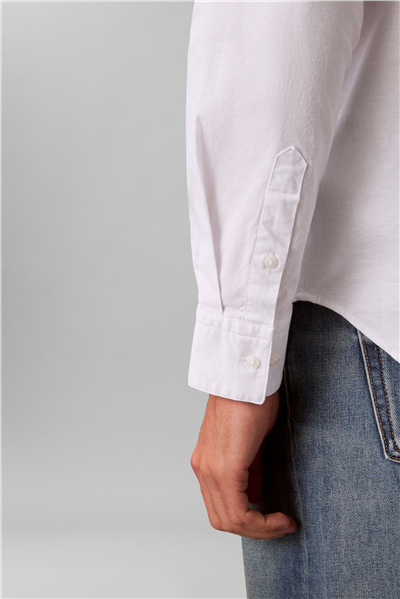 Calvin Klein LS Solid Oxford Classic Shirt Erkek Gömlek