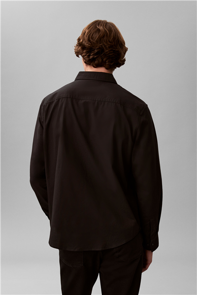 Calvin Klein LS Solid Oxford Classic Shirt Erkek Gömlek