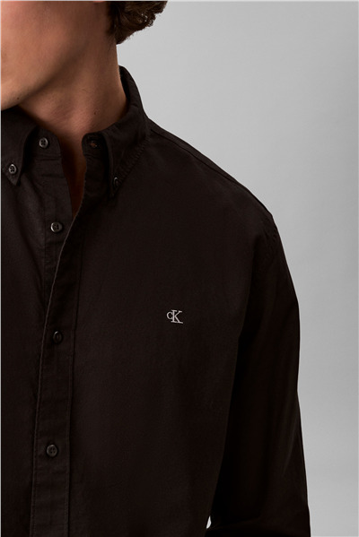 Calvin Klein LS Solid Oxford Classic Shirt Erkek Gömlek