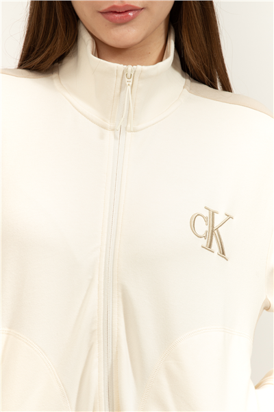 Calvin Klein LS Stretch Terry Fz Track Jacket Kadın Mont