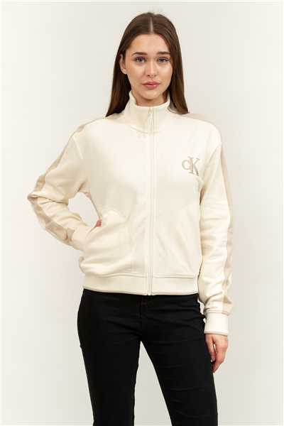 Calvin Klein LS Stretch Terry Fz Track Jacket Kadın Mont