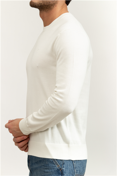 Calvin Klein LS Supima Cotton Crew 14Gg Erkek Triko